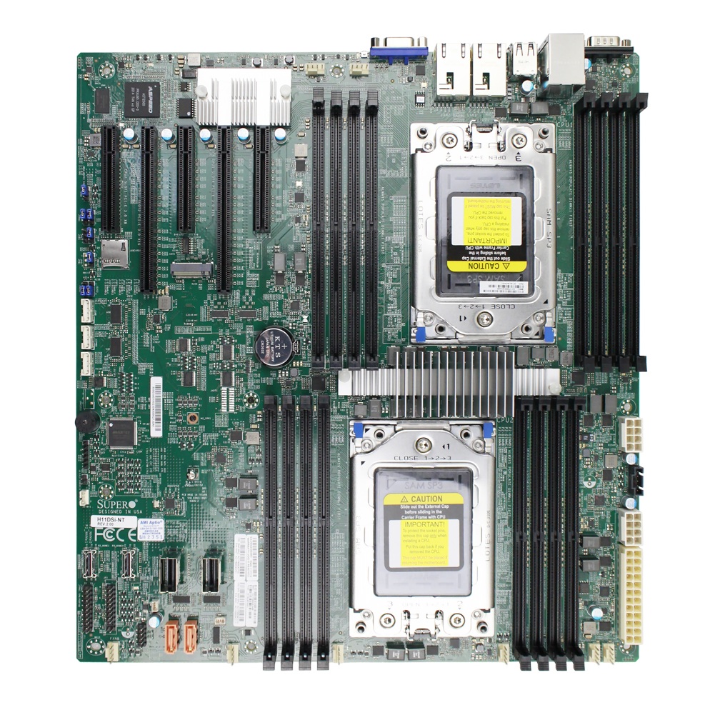 Combo Box Supermic H11DSi-NT M - огляд і ціна Dual Socket Sp3 Epyc Motherboard