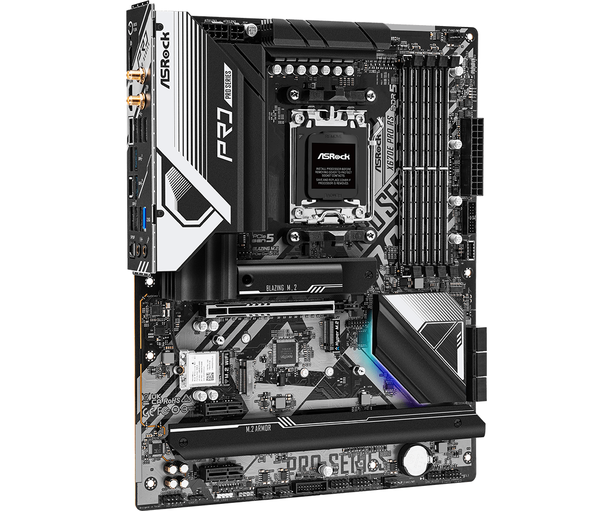 ASROCK X670E Pro RS Motherboar - огляд і ціна X870E Atx Motherboard