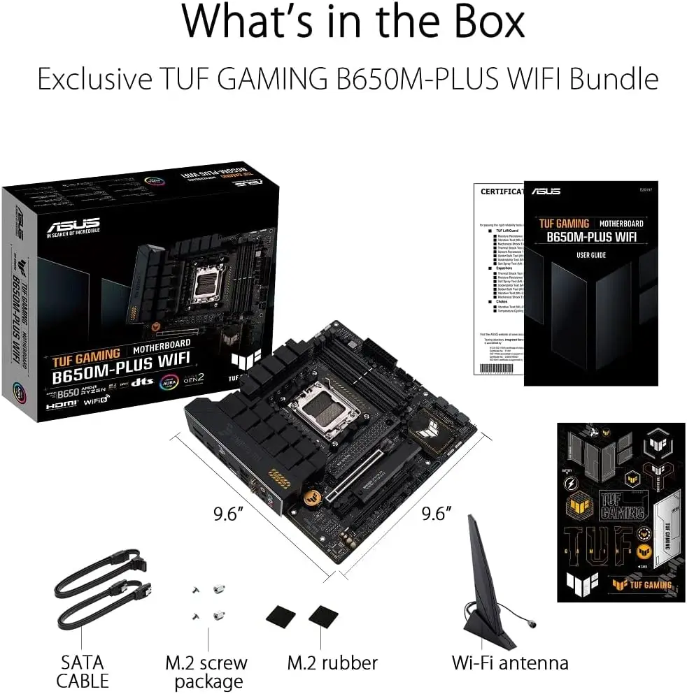 ASUS TUF GAMING B650M PLUS WIF - огляд і ціна X870E Atx Motherboard